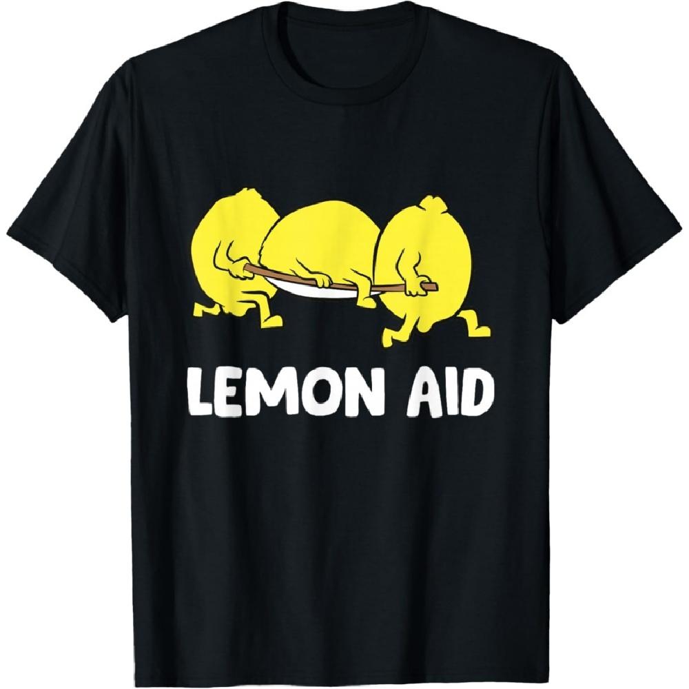 

Lemon Aid Funny Lemonade Funny Lemons T-Shirt XXXXXL чорний