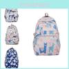 High School Campus Backpack With Cute Cartoon Goose Cat White Bear Sheep Pattern For Teens