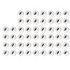 50PCS Car Air Conditioning Valve Caps Strong Sealing Compact Size Fit for Cars Trucks Engineering Vehicles