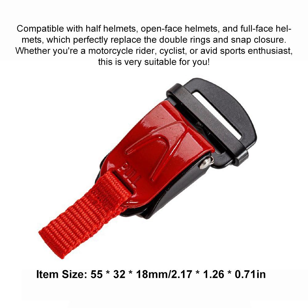 Helma Rychloupínací Spona Motocyklový Knoflík Popruhu Pod Bradou Profesionální Spona na Motocyklovou Helmu