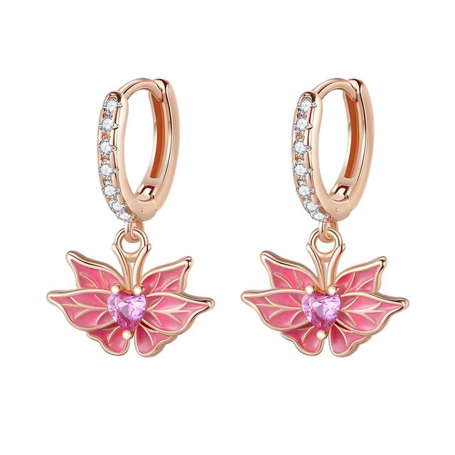 Wiosna 925 Srebro Sterlingowe Kwiat Owad Kobiety Kolczyki Geometryczne Koło Sztyft Złote Kolczyki Srebro 925