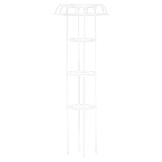 Espaldera de Jardín para Plantas Trepadoras Exterior Diseño de Copa de Hongo Soporte para Plantas Fácil Instalación Planta