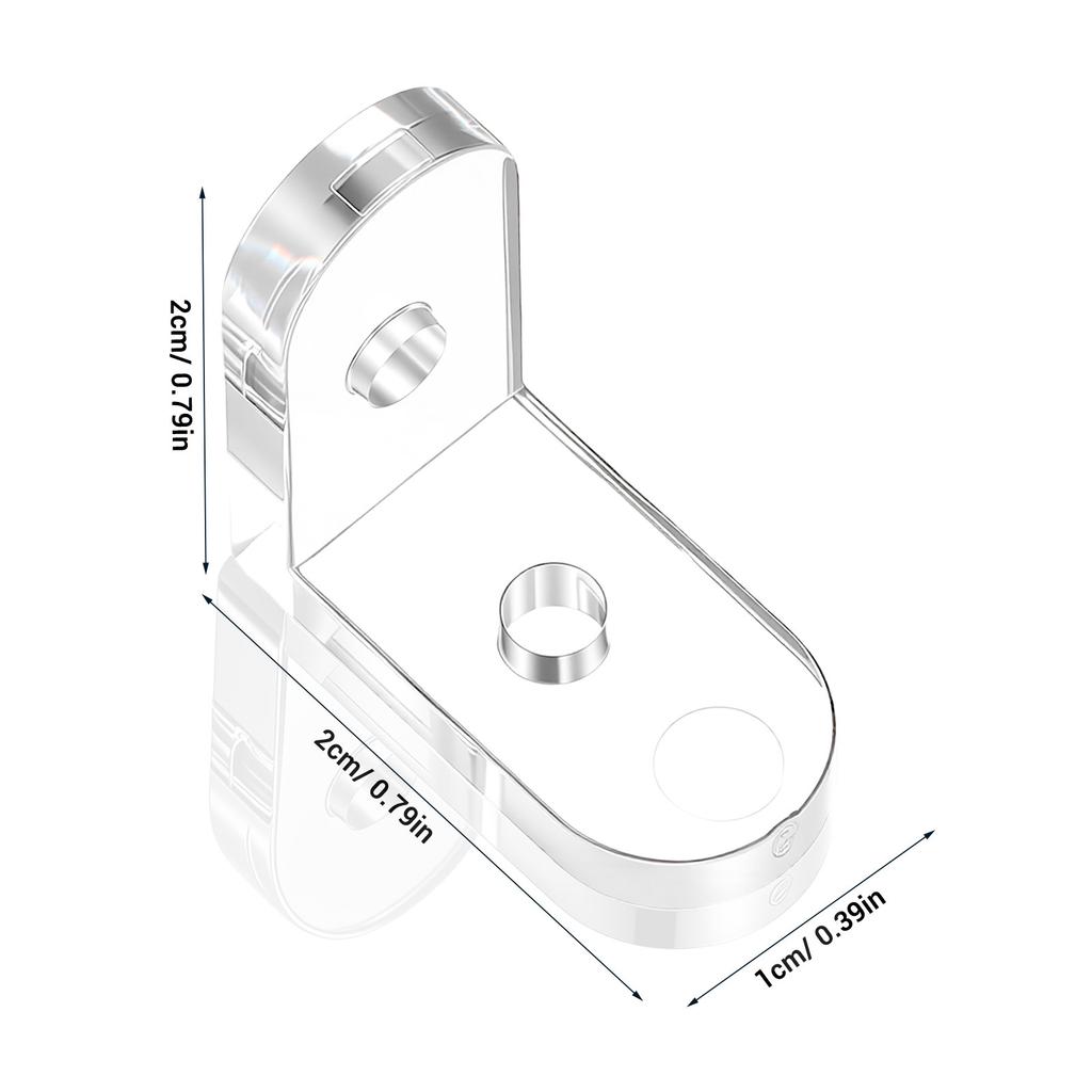 15 Clear Acrylic Corner Brackets For Boxes Heavy Duty Fixing Clips Detachable Fasteners Practical Transparent Angle Connectors