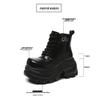 Women's Autumn 2025 Thick-Soled Hidden Heel Martin Boots - Slimming Ankle Design with Soft Sole