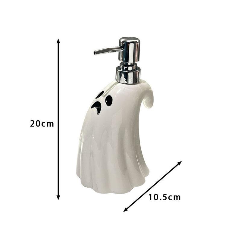 White Ceramic Emulsion Bottle Bathroom Accessories Bathroom Soap Container Hotel Home Make-up Remover Shampoo Collection Bottle