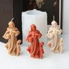Delicate Candle Mould Silicone Mould Candle Making Reusable Candle Cute Epoxy Mould Castings Molds Silicone Mould