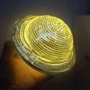 3D Planet LED Nightlight With Stained Glass Design Warm Glows Table Lamp with Stand For Children Bedroom Nursery Decors