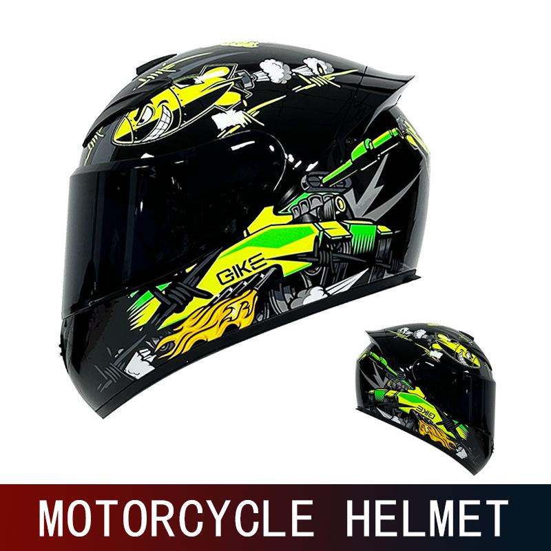 DOT motorcycle full helmet male large tail retro cruise motorcycle helmet motorcycle helmet full coverage to keep warm. XXL