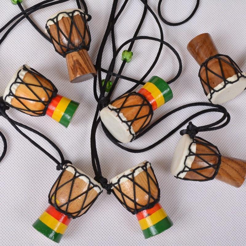 Wooden Classic Jambe Drummer MINI Djembe Percussion African Hand Drum Bongo Gift
