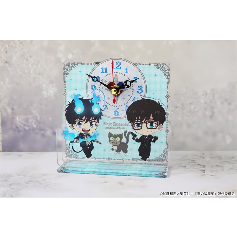 Blue Yukinoha Arc Rin Okumura Kuro Yukio Okumura Petitchoko Mini Acrylic Table Clock Exorcist & &