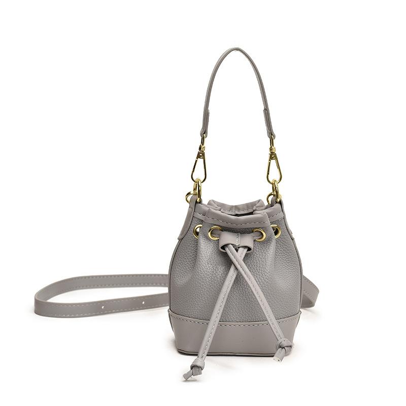 

Bucket Crossbody Bag Fashion Pu Children Gift Mini Handbag Spacious Capacity Color H