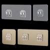 Self-Adhesive Bathroom & Kitchen Organizer: Strong Wall Shelf & Hook Combo
