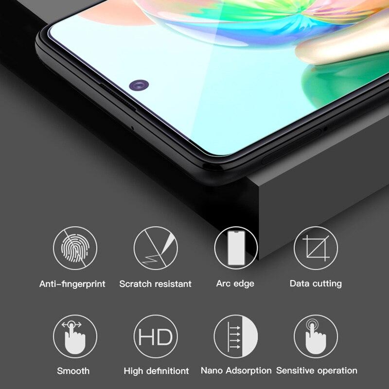 Vetro temperato di sicurezza per Samsung Galaxy A50 A70 A51 A71 A30 A20 A10 Protezione schermo per Galaxy A52 A72 A20E A21 A31 A22 A12 A01 A11 M21 M31 Vetro