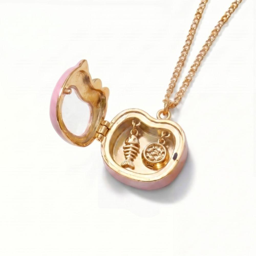 Dog Design Snap-on Necklace Animal Series Pattern DIY Jewelry DIY Glass Necklace  Accessories