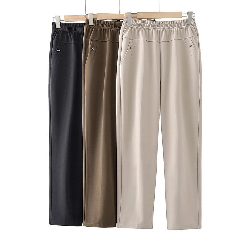 Yalu Women's High-Waist Straight Casual Pants