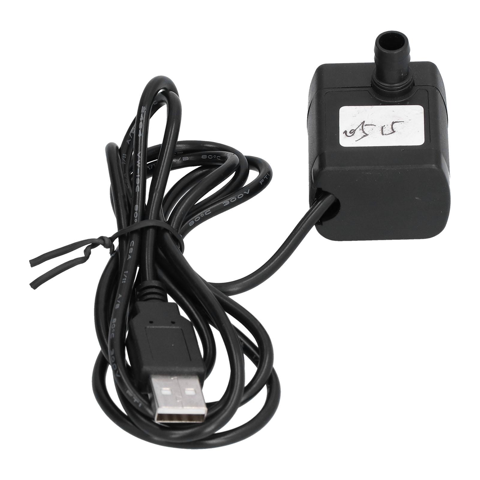 

USB Водяний насос Міні Безщітковий Занурювальний DC5V 3W для Акваріума Фонтану Полив 0515