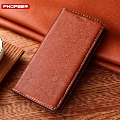 For Redmi 12 12C 13C Luxury Genuine Leather Phone Case For Xiaomi Redmi 12 12C 13C 4G 5G Flip Wallet Cover Coque