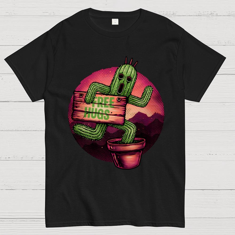 Huggable Cactus Cotton Summer Casual Cool Loose T-Shirt