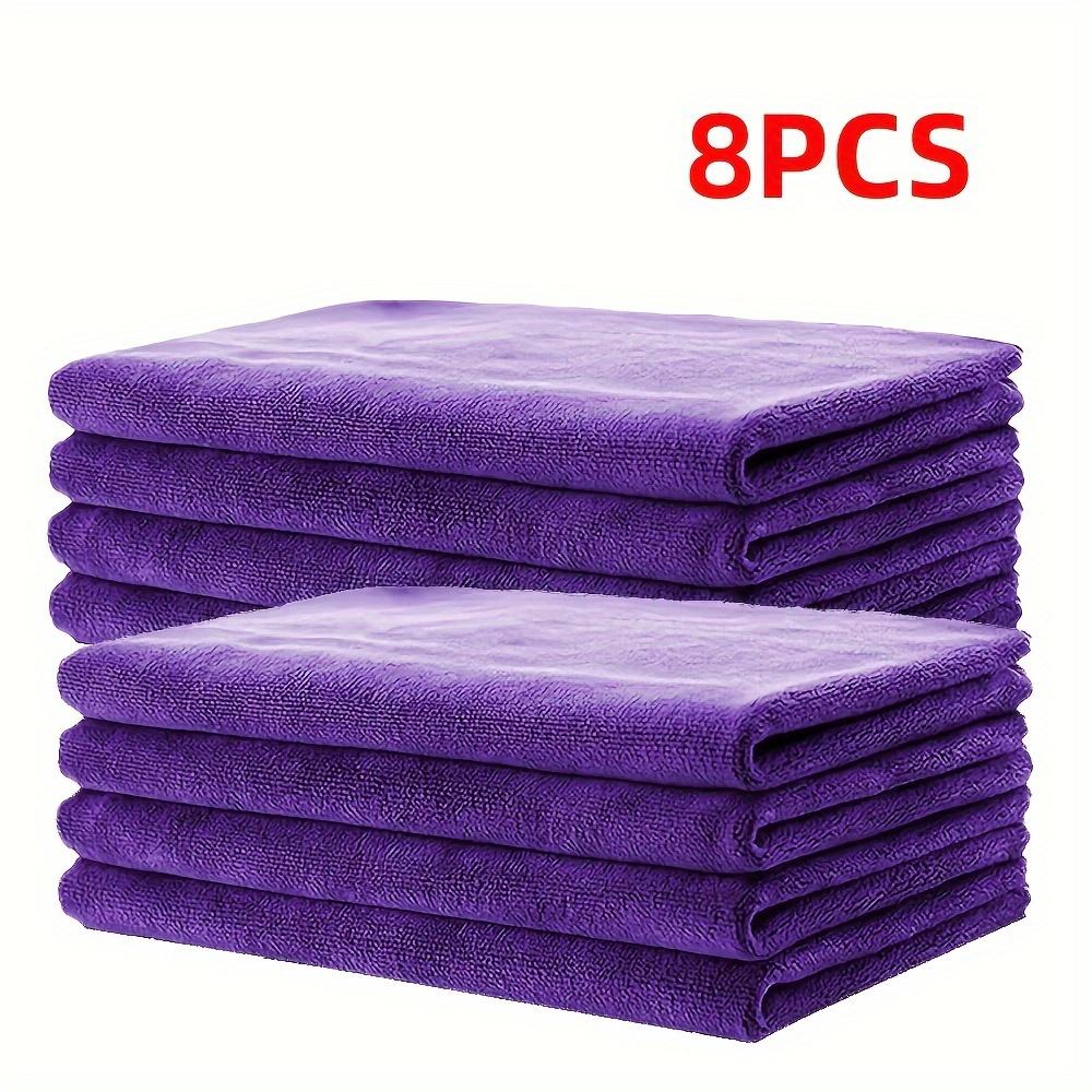 Super Absorbent Salon Towel - Anti Bleaching, Fast Drying Polyester Fiber Water Treatment Face Towel, Suitable for Hairdressers