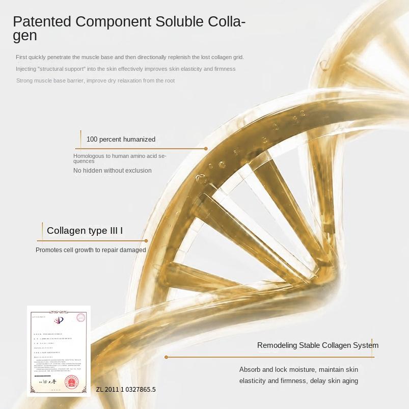 Barrier Repair Serum Collagen Bosin Disposable Ampoules Hydrating Firming Lifting Facial Treatment 30 Pcs