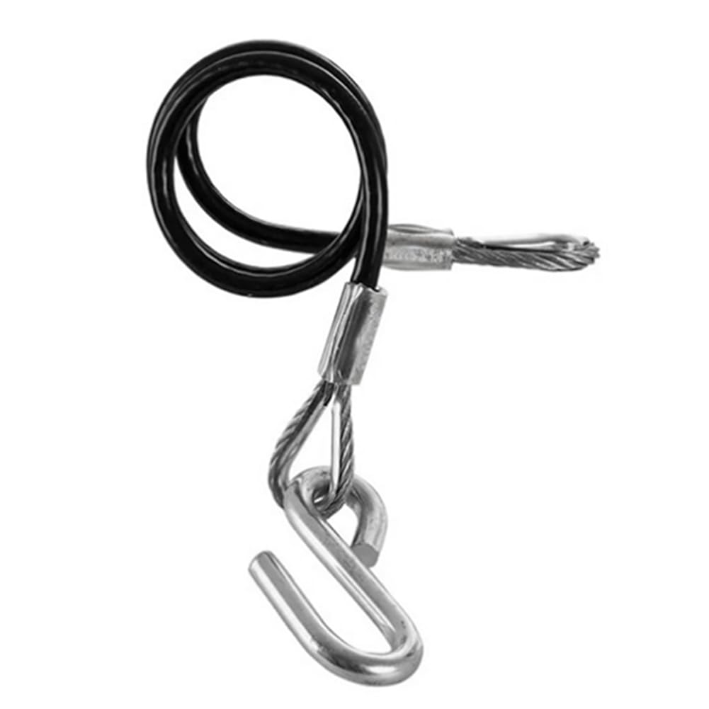 Limnyves S Trailer Safety Towing Cable with Hook 3500lbs Load