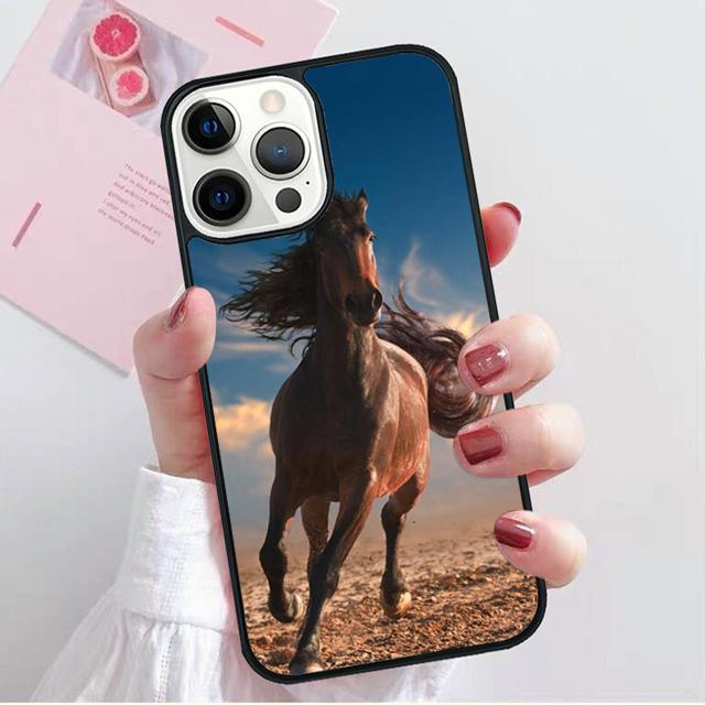 Horse Pony Pattern Phone Case Cover For iPhone 17 Air 15 16 Pro Max 14 13 12 11 Pro Max Plus Shell