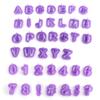 Alphabet Number Letter Fondant Mold Cake Decorating Set Icing Cutters Moulds for DIY Cookies Baking Tools Edible Letter Numbers