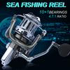 SOUGAYILANG Fishing Reel 10+1BB EVA Handle Sea Carp Spinning Reel Fishing Wheel 10000 Series Tackle