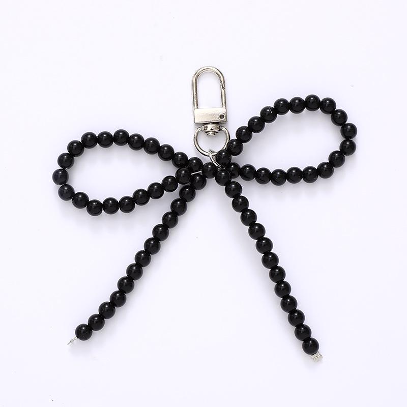 Creative Pearl Bow Pendant Keychain: Exquisite Gift Accessory for Bag or Phone Case