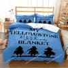 Yellowstone Fashion Set Biancheria da Letto con Stampa Digitale Copripiumino Piumone Letto Singolo Twin Full Queen Ragazzi Bambini Ragazza Ragazzi Regalo