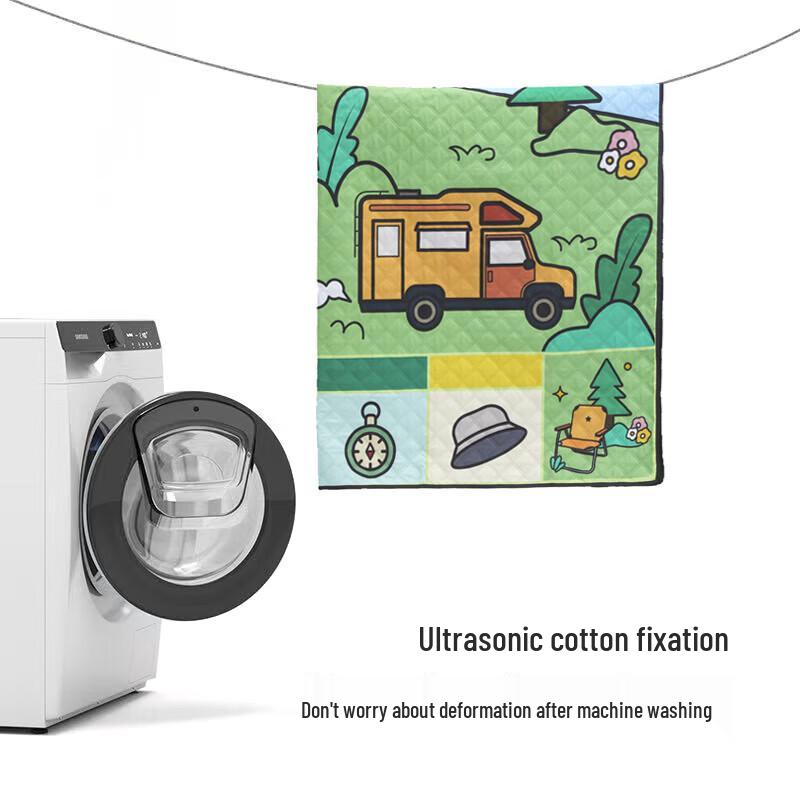 FTLY 2x2m Kids' Ultrasonic Picnic Mat