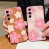 Fresh Style Cherry Blossom Case For Samsung Galaxy A57 A37 A17 A56 A36 A26 A16 A55 A35 A25 A15 A54 5G S21 FE S22 S23 S24 Plus S25 Edge S26 Ultra