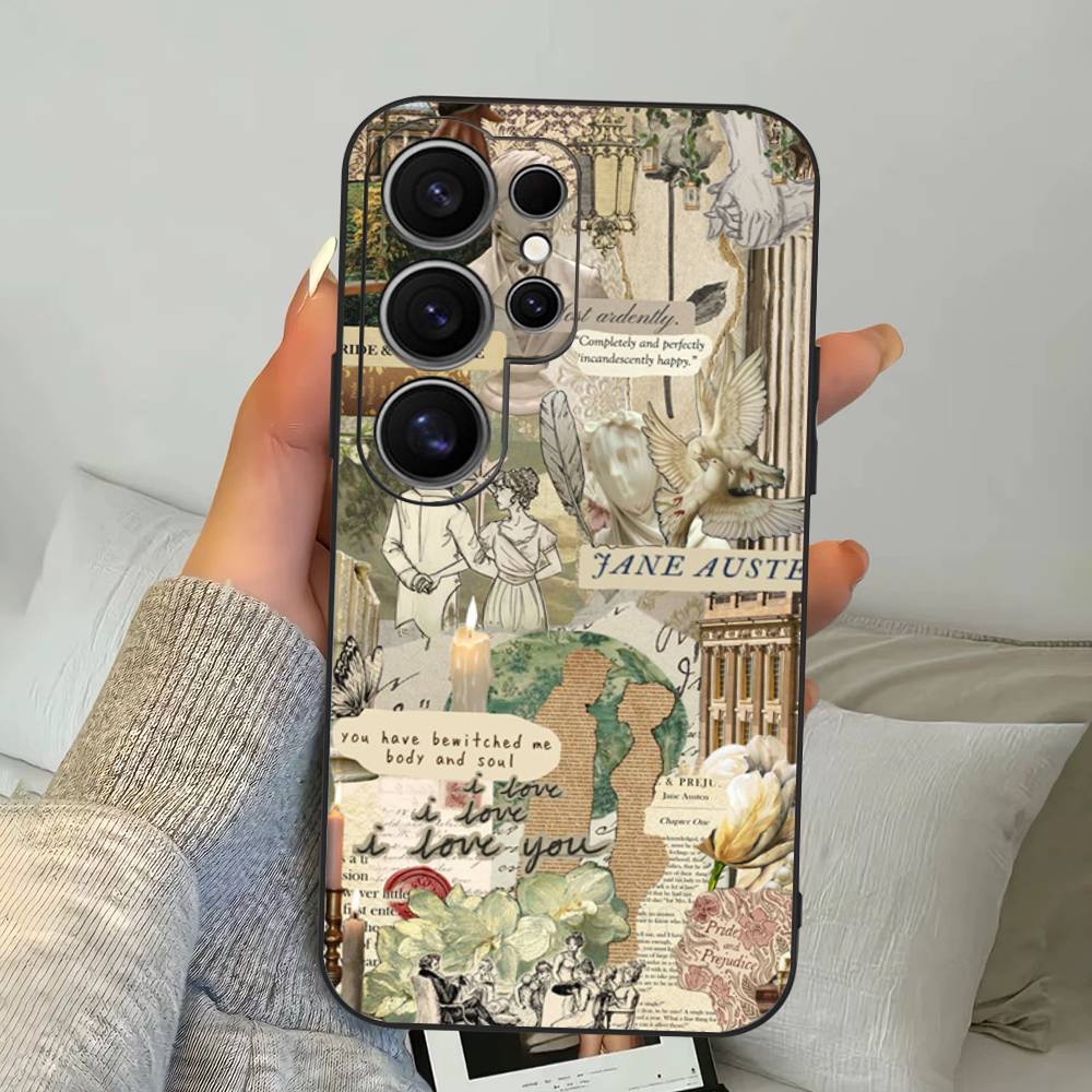 Pride And Prejudice Jane Austen Phone Case For Samsung S 24 Fe 25 Ultra Plus 20 Lite 21 30 22 23 24 22 Ultra 5G Fundas