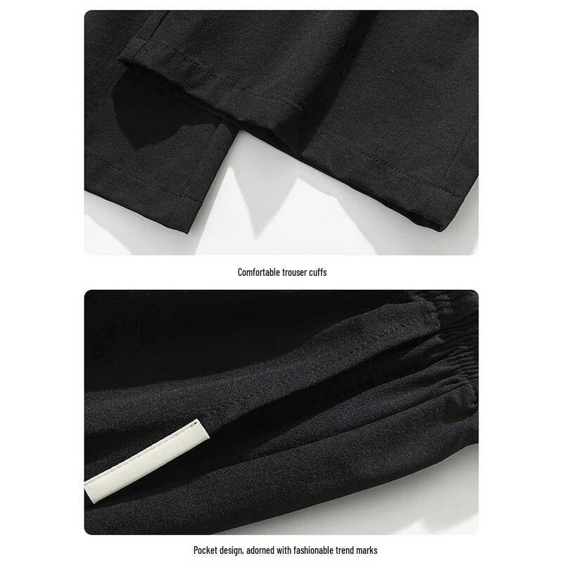 JEANSWEST OUTDOOR Men's Ice Silk Straight-Leg Casual Pants