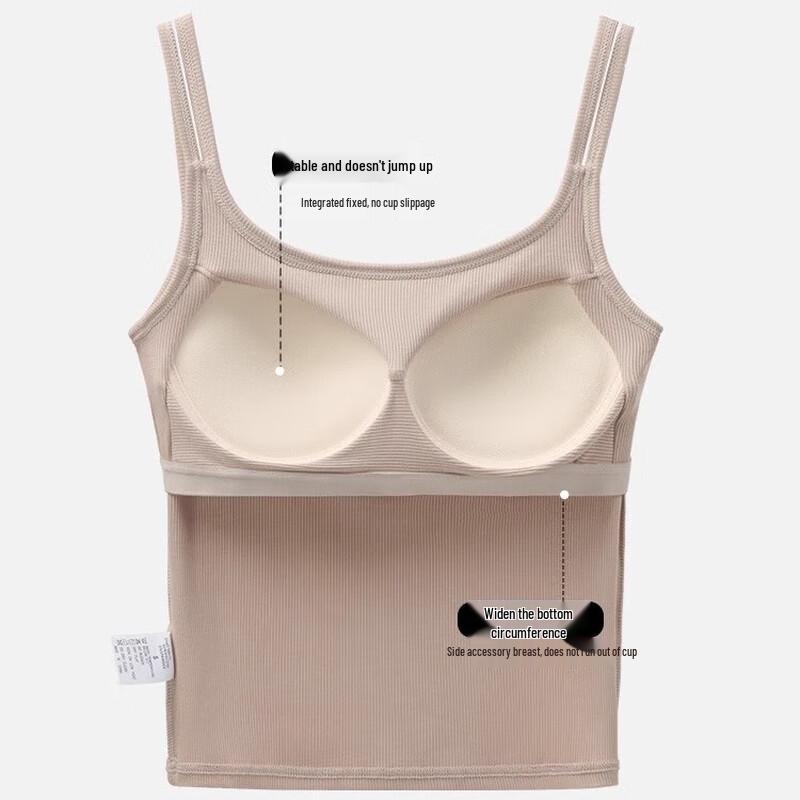 La Chapelle Women's Padded U-Back Camisole Tank