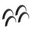 4pcs Wheel Eyebrow Protector Guard Flexible Widened Wheel Arches Lips Universal Car Accessory