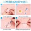 Acrylic Keychain Blanks Round Clear Acrylic Keychain 3mm Thick Circle Discs Blanks with Hole for Craft Tag Pendant Hanging Label