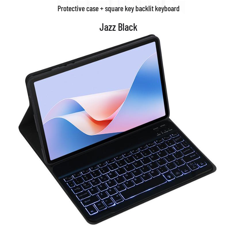 2024 OnePlus Tablet Pro 12.1'' Leather Cover with Bluetooth Keyboard for OnePlus Pad2