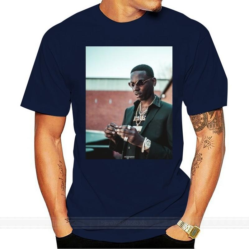 

NEW YOUNG DOLPH T SHIRT rapper photo poster tee SMALL MEDIUM LARGE or XL male brand teeshirt men summer cotton t shirt S