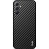 IMAK Ruiyi Series for Samsung Galaxy A54 5G Carbon Fiber Texture Back Cover PU Leather Coated PC Phone Case