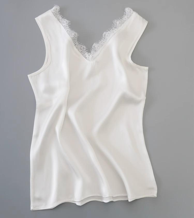 V-neck lace sling vest women's summer new versatile and thin foreign fashion versatile sleeveless bottoming top