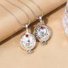 Collana Vampire Diaries Film Ciondolo Medaglione Elena Gilbert Retrò Classico Collane Verbena Donna Uomo Accessori Cosplay Gioielli