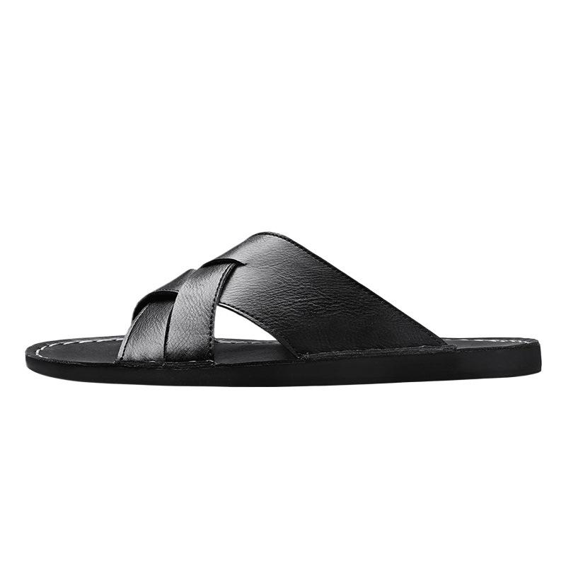 2025 Popular Two Men Wearing Cool Slippers, Light-soled Non-slip In Summer, Casual Driving, Wearing Sandals, Beach Shoes, Men
