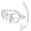 Diving Mask Swim Goggles, Breathing Tube Men Women Comfortable Snorkel Set, for