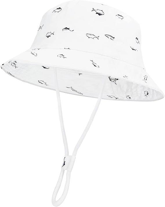 Baby Sun Hat Sun Protection Cute Wide Brim Summer Baby Boy Bucket Hats Toddler Sun Hats for Girl 2XS-44CM