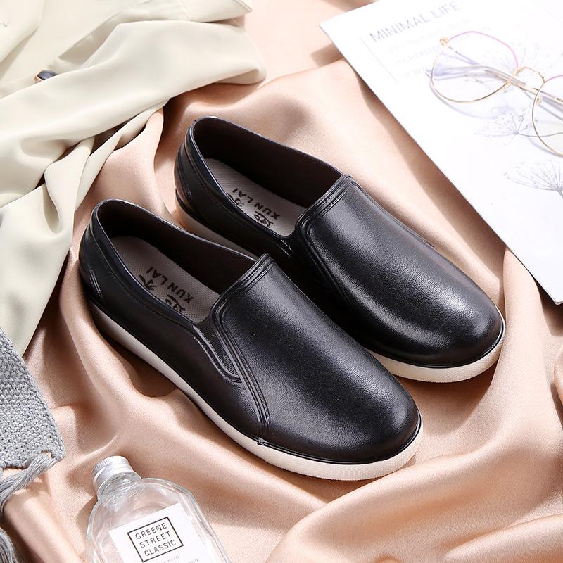 Chaussures d'été pour femmes à bouche peu profonde, antidérapantes, imperméables, mode, en caoutchouc