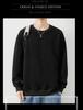 Woodpecker Men's Waffle Knit Long Sleeve T-Shirt - Round Neck, Thick Cotton, Versatile Casual Base Layer for Spring and Autumn