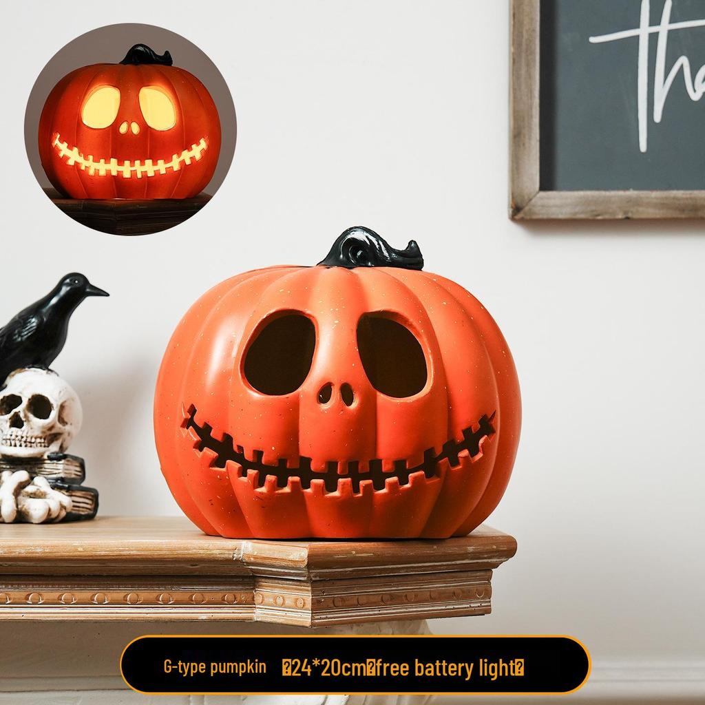 Große Halloween-Kürbis-Laterne für Innen-/Außen dekoration