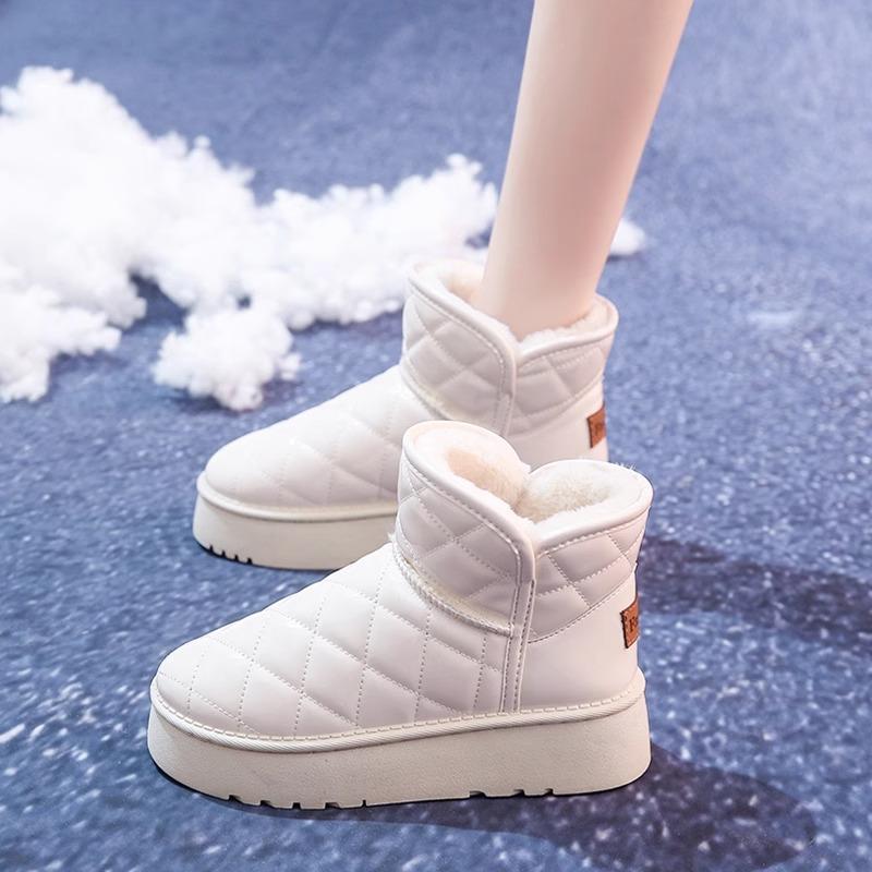 Northeast Snow Boots Women's 2025 New Winter Velvet Thickened Short Boots Waterproof, Non-slip and Warm Bread Cotton Shoes