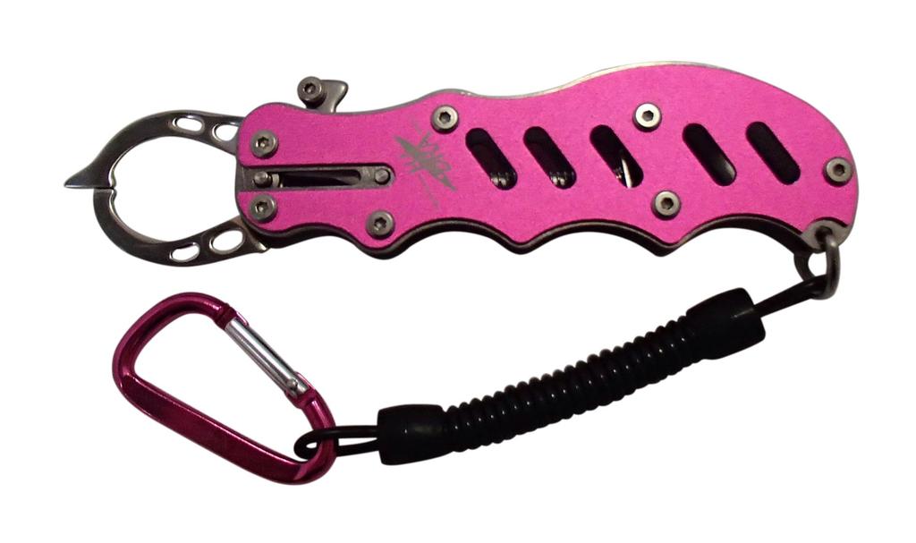 Marushin Fishing Tackle Pliers Venus Grip Vivid Pink HI-DRA